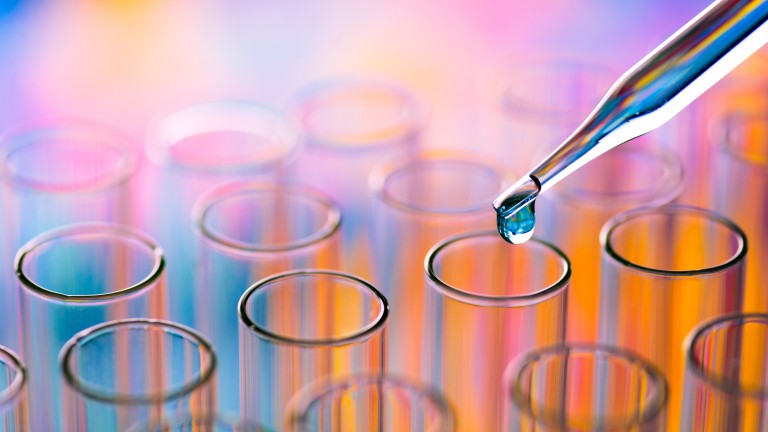 Research laboratory test tubes
