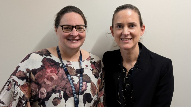 Dr Michelle Wilson (left) and Dr Nicky Lawrence
