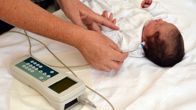 Baby hearing test