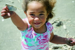 Girl with shell