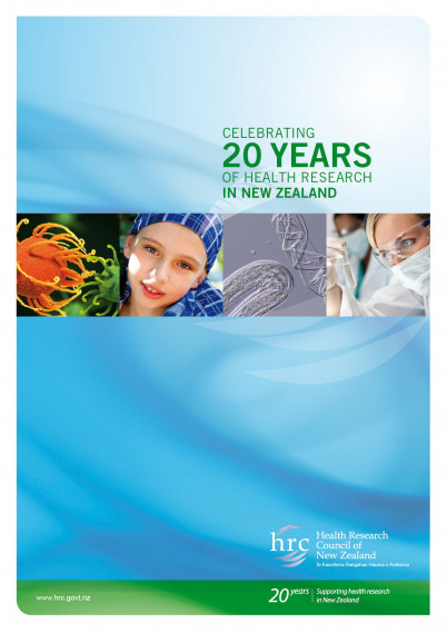 Image of the cover of the HRC&#039;s 20th anniversary publication