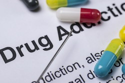 Drug addiction graphic