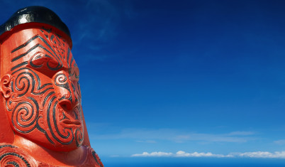 Traditional Maori sculpture