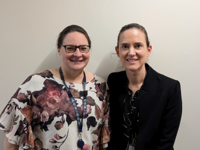 Dr Michelle Wilson (left) and Dr Nicky Lawrence